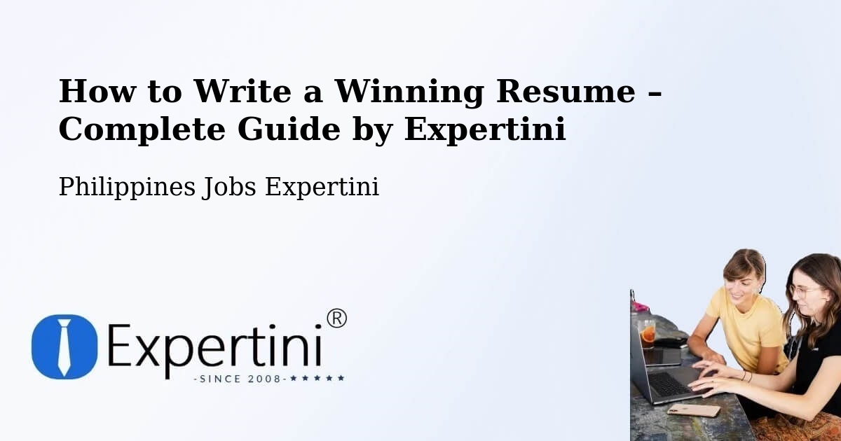 Resume Writing Guide for Job Seekers – San Roque - San Roque, Philippines Jobs Expertini